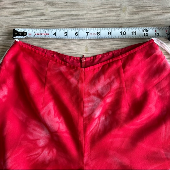 Vintage Wide leg high waisted beach red pants size 27 - Picture 11 of 13